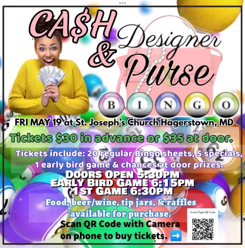 Cash and Purse Bingo The Catholic Parishes of South Washington County